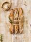 Preview: Baguette Blech Laib und Seele 38,5 x 28 cm