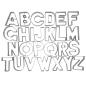 Preview: Buchstaben A - Z  6,5 cm
