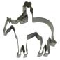 Preview: Reiter mit Pferd Cowboy  8 cm