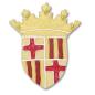 Preview: Barcelona Wappen 9 cm