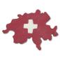 Preview: Kontur Schweiz mit Kreuz - 8,5 cm