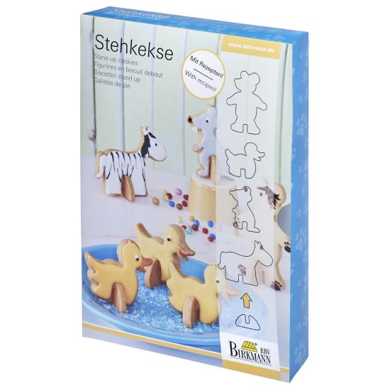 Stehkekse Tiere Set 6 Stk. 8 cm