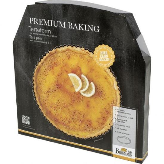 Tarteform mit losem Emaille Boden rund 28 cm Premium Baking