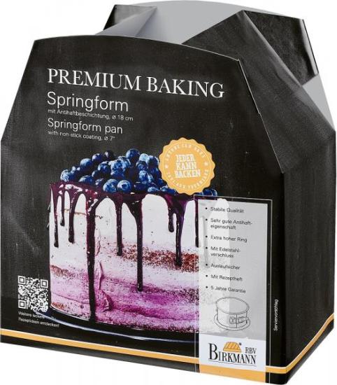 Springform Premium Baking mit hohem Rand