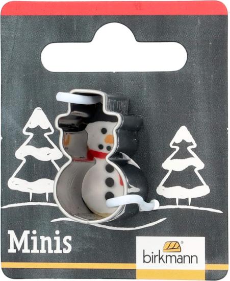 Schneemann Mini auf Karte 2,7 cm