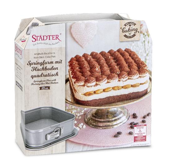 Springform we love baking quadratisch 23 x 23