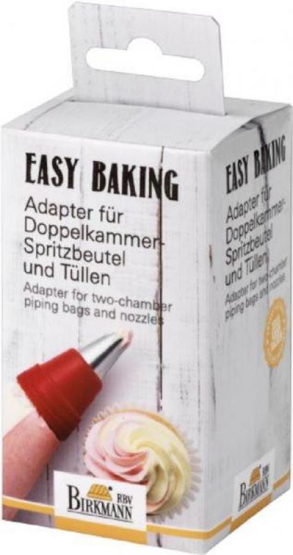 Doppelkammer Spritztüllen Adapter Easy Baking