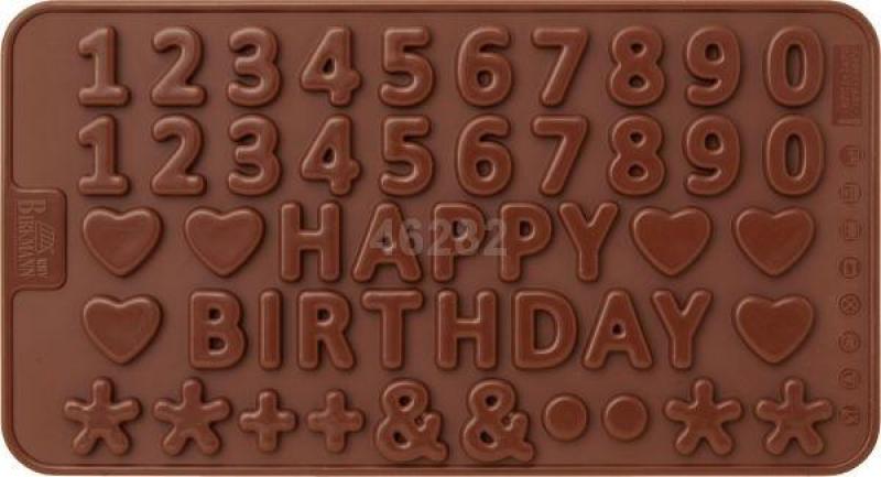 Dekor Zahlen und Happy Birthday
