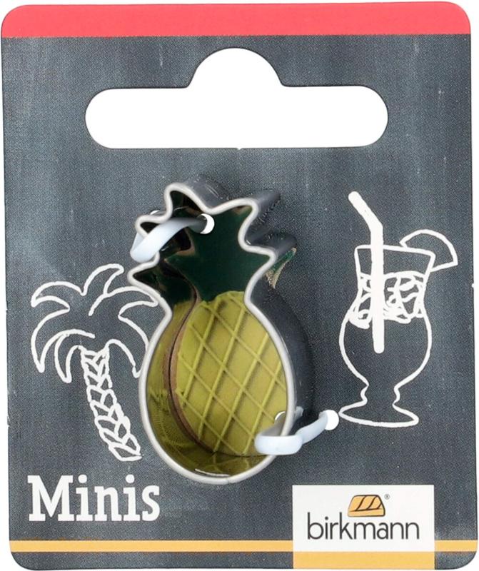 Ananas Mini auf Karte 3 cm