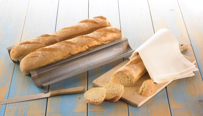 Baguette Blech Laib und Seele 38,5 x 28 cm