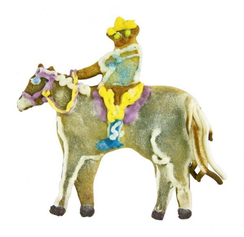 Reiter mit Pferd Cowboy  8 cm
