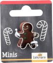 Gingerman Mini auf Karte 2,5 cm